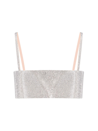 Shop Nué Top Charlotte Crystal In White