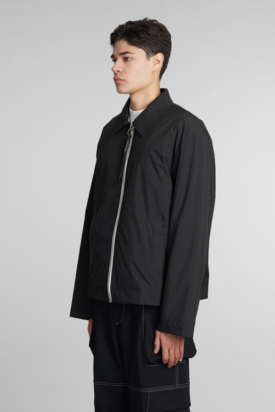 Shop Bonsai Casual Jacket In Black Polyester