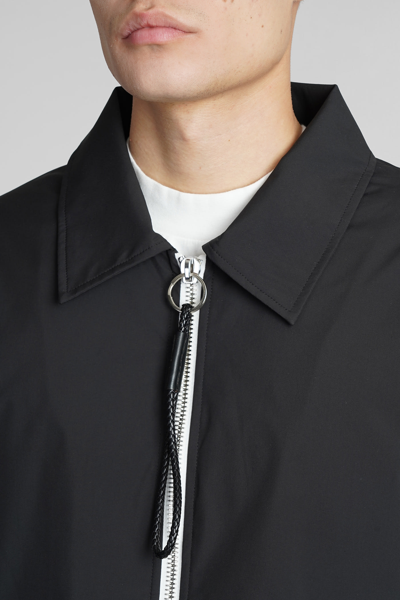 Shop Bonsai Casual Jacket In Black Polyester