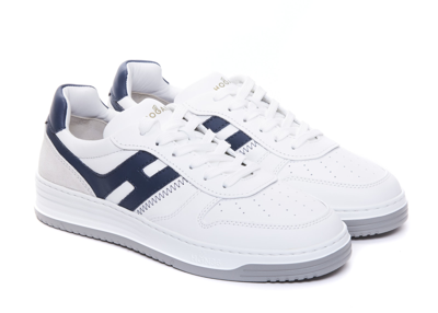 Shop Hogan H630 Sneakers In M Bianco/blu