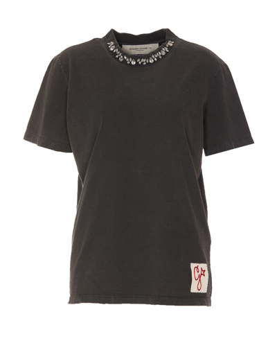 Shop Golden Goose T-shirt In Anthracite