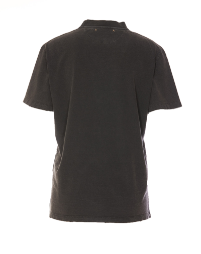 Shop Golden Goose T-shirt In Anthracite