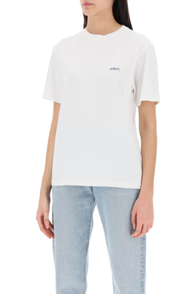 Shop Autry Icon T-shirt Polo Shirt In White