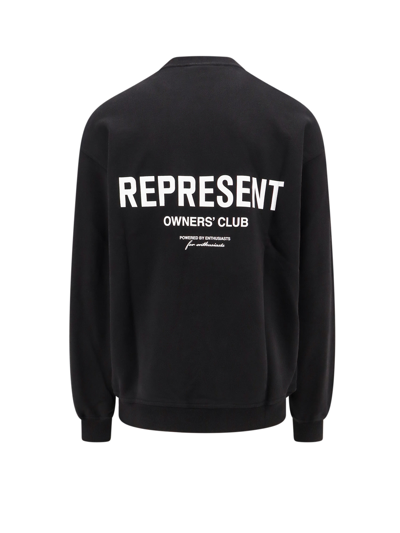 Shop Represent Sweatshirt Fleece In Black