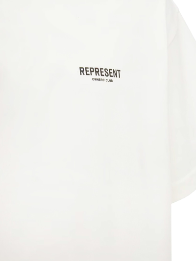 Shop Represent T-shirt T-shirt In Flat White