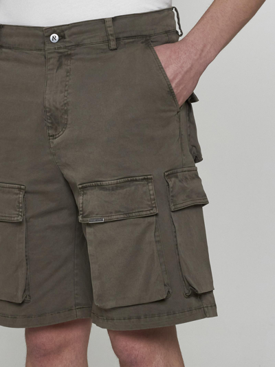 Shop Represent Cotton Cargo Shorts Shorts In Dawn