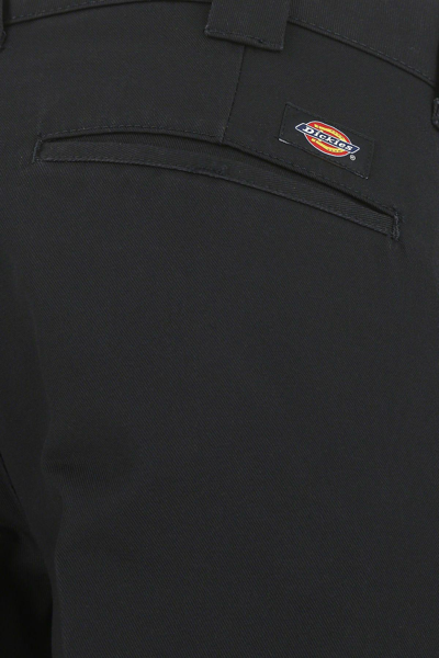 Shop Dickies Black Polyester Blend Pant In Nero