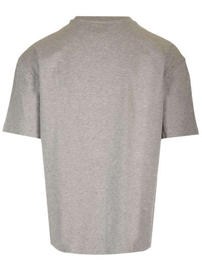 Shop Apc Signature T-shirt T-shirt In Light Grey