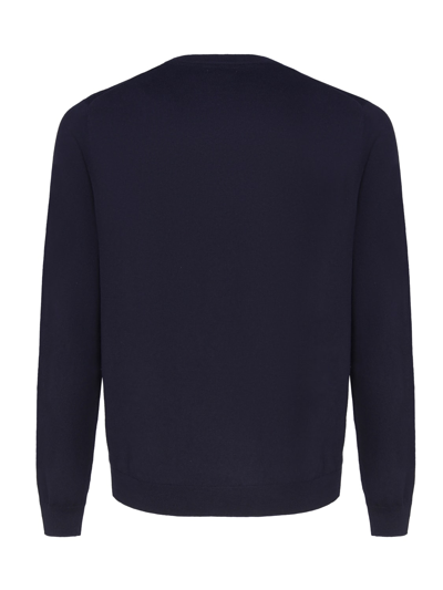 Shop Sun 68 Sweater With Logo In Blu