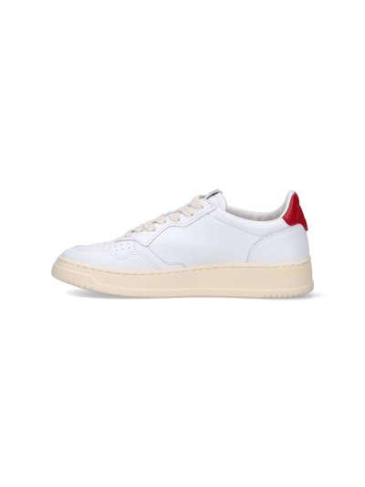 Shop Autry Low Sneakers Medalist In Rosso