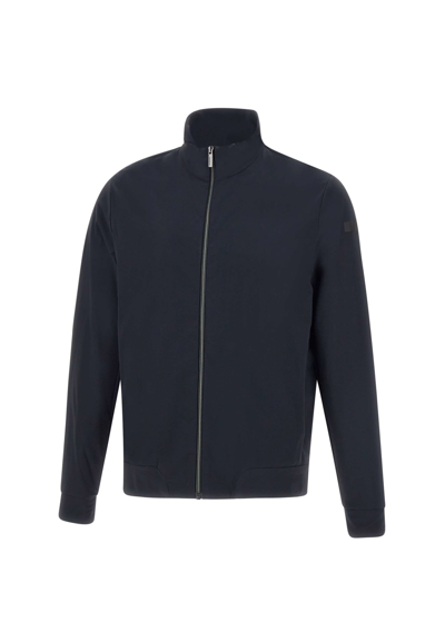 Shop Rrd - Roberto Ricci Design Summer Hood Sweatshirt Fleece In Blue Black
