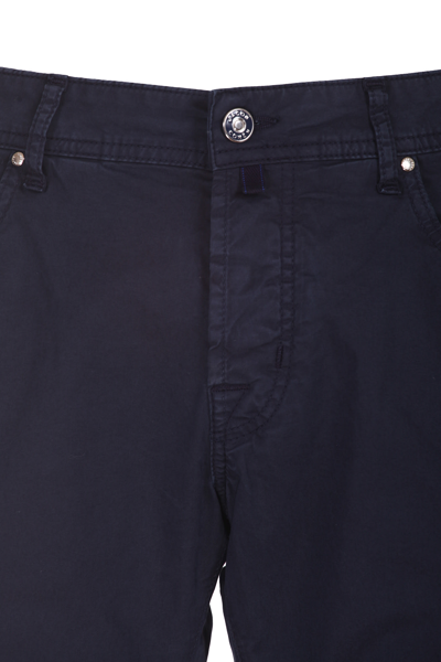 Shop Jacob Cohen Nick Slim Fit Trousers In Blu