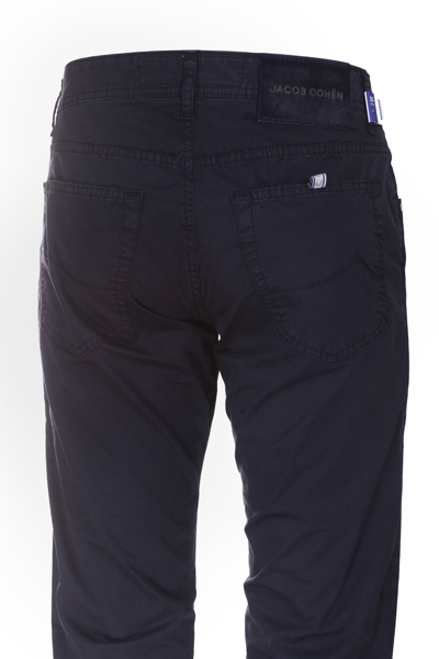 Shop Jacob Cohen Nick Slim Fit Trousers In Blu