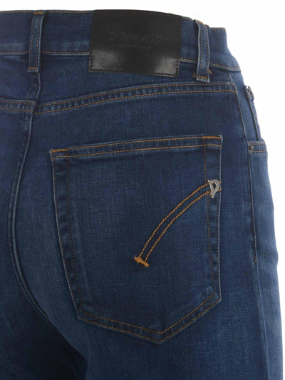Shop Dondup Logo-patch Wide-leg Denim Jeans