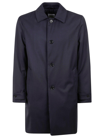 Shop Aspesi Perfetto Single-breasted Shirt Jacket In Blu