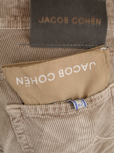 Shop Jacob Cohen Beige Nick Pants In Mastice