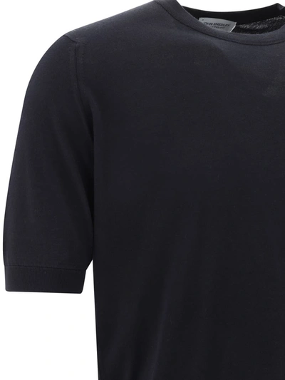 Shop John Smedley "kempton" T-shirt In Black