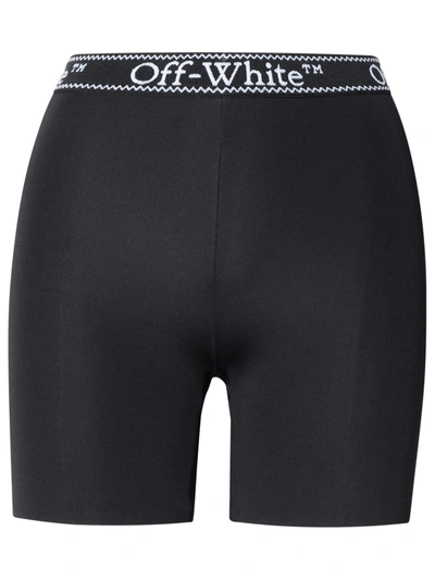 Shop Off-white Black Polyamide Blend Shorts Woman