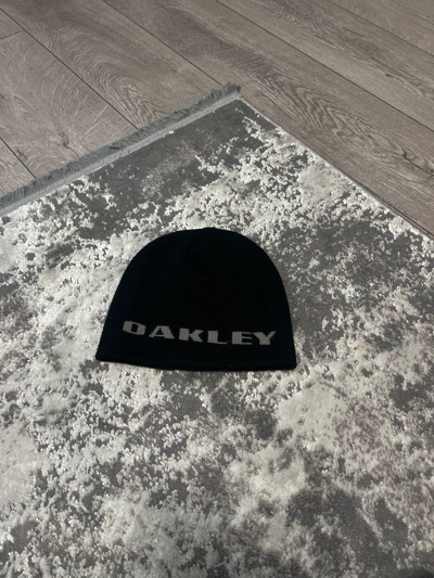 Pre-owned Oakley X Vintage Y2k Oakley Hat In Black