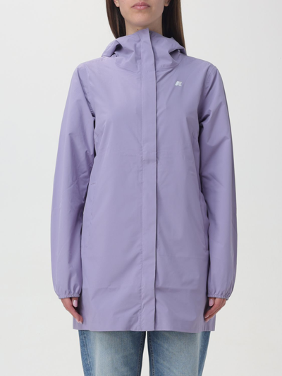 Shop K-way Jacket  Woman Color Lilac
