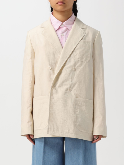 Apc A.p.c. Jackets In Yellow Cream