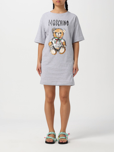 Shop Moschino Couture Dress  Woman Color Grey