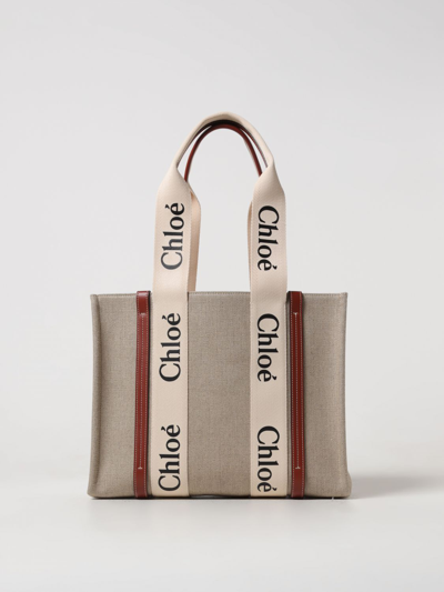 Shop Chloé Tote Bags  Woman Color Multicolor