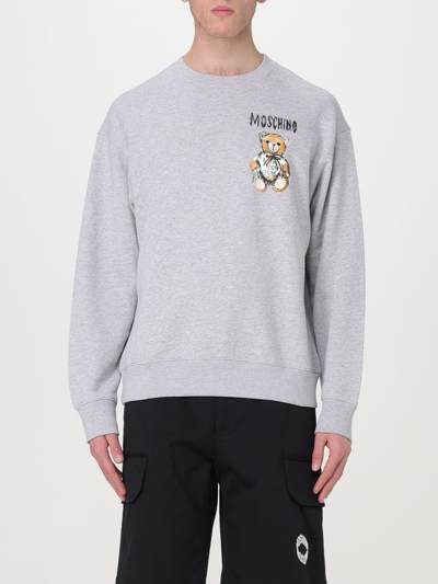 Shop Moschino Couture Sweatshirt  Men Color Grey
