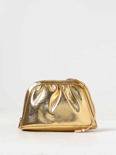 Shop Apc Handbag A.p.c. Woman Color Gold