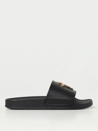 Shop Giuseppe Zanotti Flat Sandals  Woman Color Black