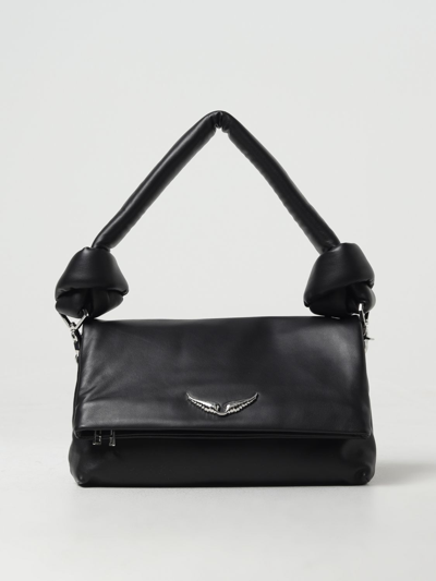 Shop Zadig & Voltaire Shoulder Bag  Woman Color Black