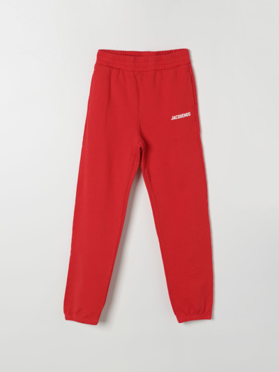 Shop Jacquemus Pants  Kids Color Red