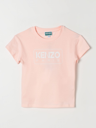 T恤 KENZO KIDS 儿童 颜色 粉色