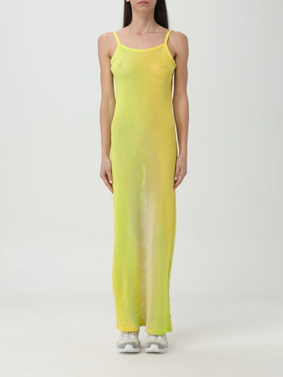 Shop Acne Studios Dress  Woman Color Yellow