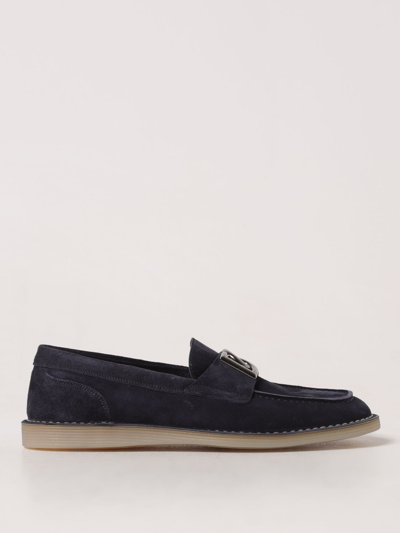 Shop Dolce & Gabbana Loafers  Men Color Blue