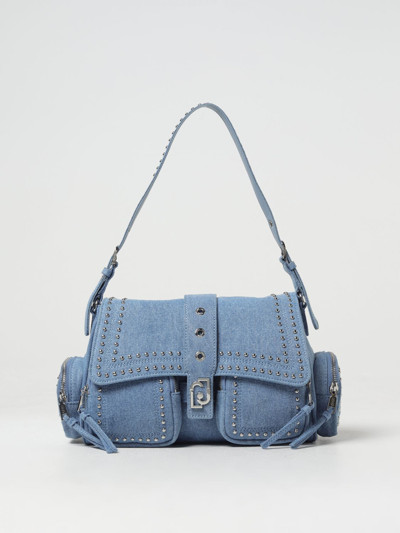 Shop Liu •jo Shoulder Bag Liu Jo Woman Color Blue