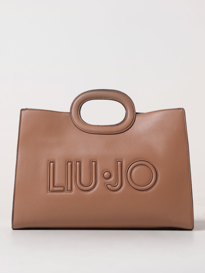 Shop Liu •jo Tote Bags Liu Jo Woman Color Brown