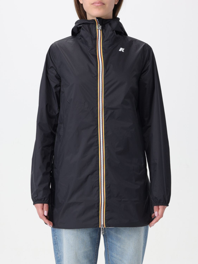 K-way Long-sleeved Casual Jacket In Black