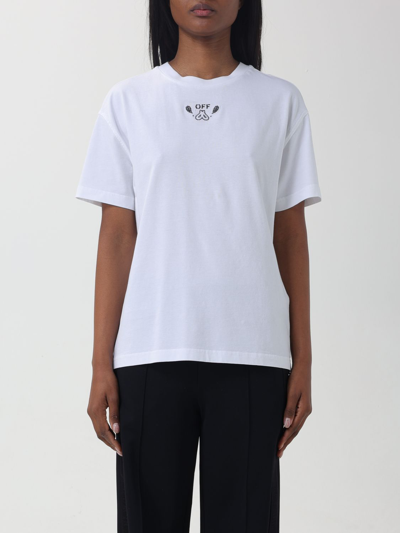 Shop Off-white T-shirt  Woman Color White