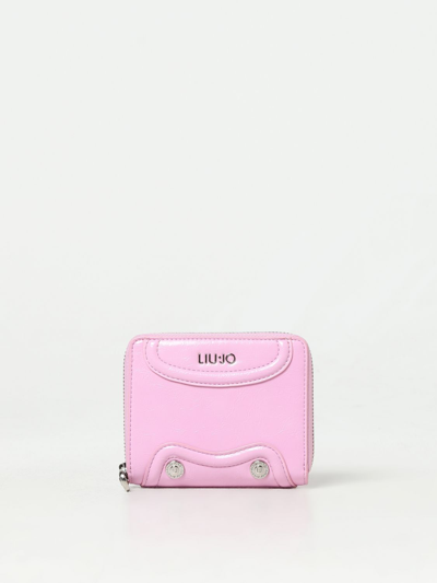 Shop Liu •jo Wallet Liu Jo Woman Color Pink