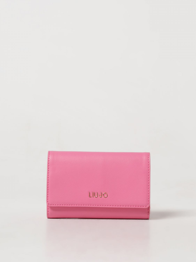 Shop Liu •jo Caliwen Wallet In Pink