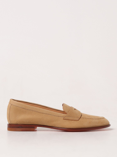 Shop Santoni Loafers  Woman Color Brown