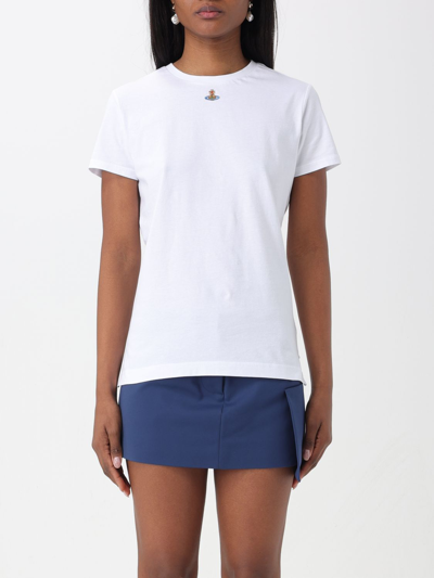 Shop Vivienne Westwood T-shirt  Woman Color White