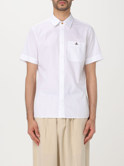 Shop Vivienne Westwood Shirt  Men Color White