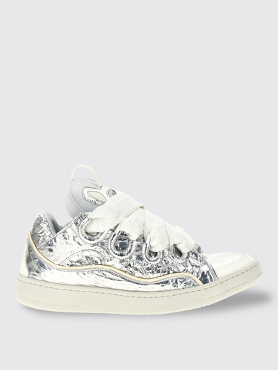Shop Lanvin Sneakers  Men Color Silver