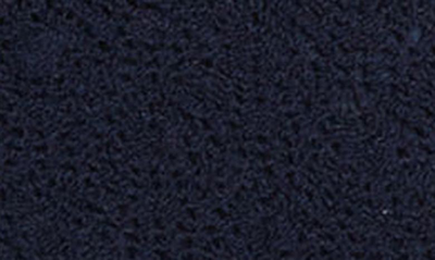 Vince Lace Stitch Wool Long-sleeve Polo Top In Coastal