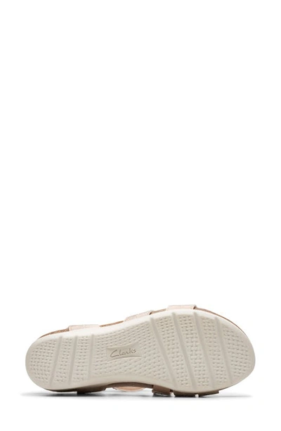 Clarks Women's Calenne Clara Strappy Wedge Sandals In Bronze Metallic