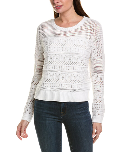 Shop Central Park West Rae Pullover In White