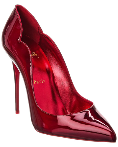 Shop Christian Louboutin Hot Chick 100 Patent Pump In Red