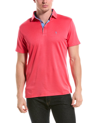 Shop Tailorbyrd Polo Shirt In Pink